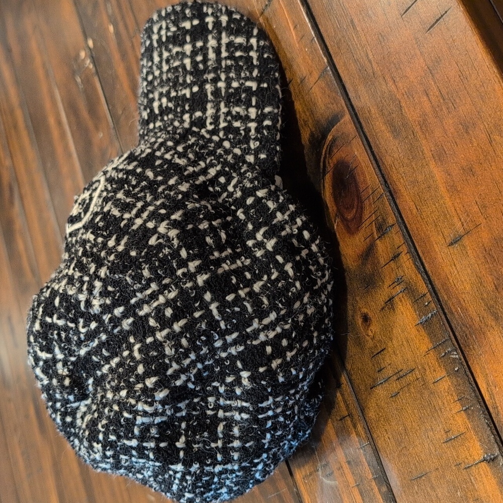 Saint Laurent SL Tweed Embroidered Baseball Hat Wool Alpaca 56 *Authenticated* - Picture 5 of 13